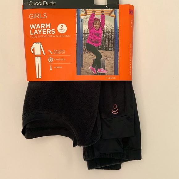 NWT Girls Cuddl Duds 2-piece warm layers set - Picture 1 of 4